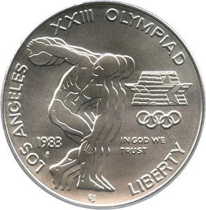 image for: 1983-S Olympic $1 PCGS MS69 - No Reserve!