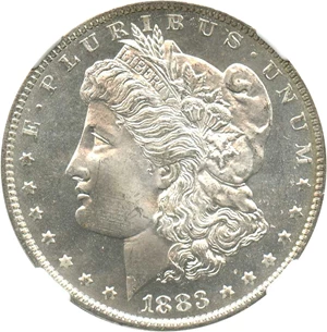 image for: 1883-O $1 NGC MS67 (NGC Star)