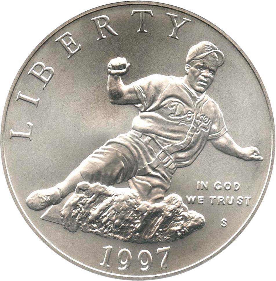 image for: 1997-S Jackie Robinson $1 PCGS MS69 - No Reserve!