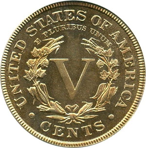 image for: 1883 5c PCGS Proof 67 (With Cents)