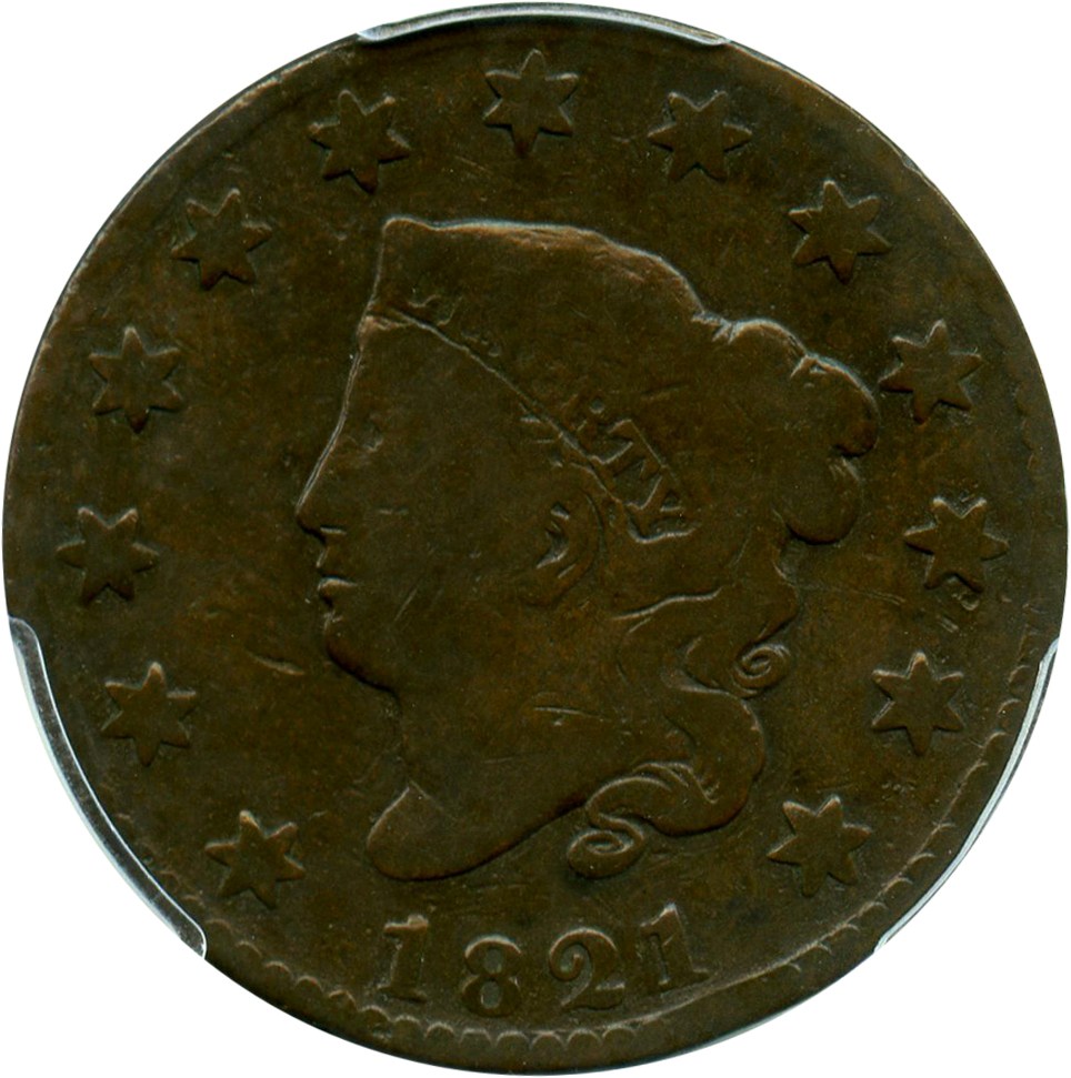 image for: 1821 1c PCGS Good-6