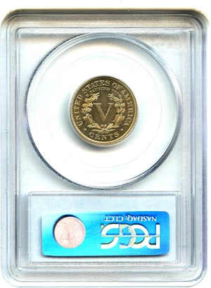 image for: 1883 5c PCGS Proof 67 (With Cents)