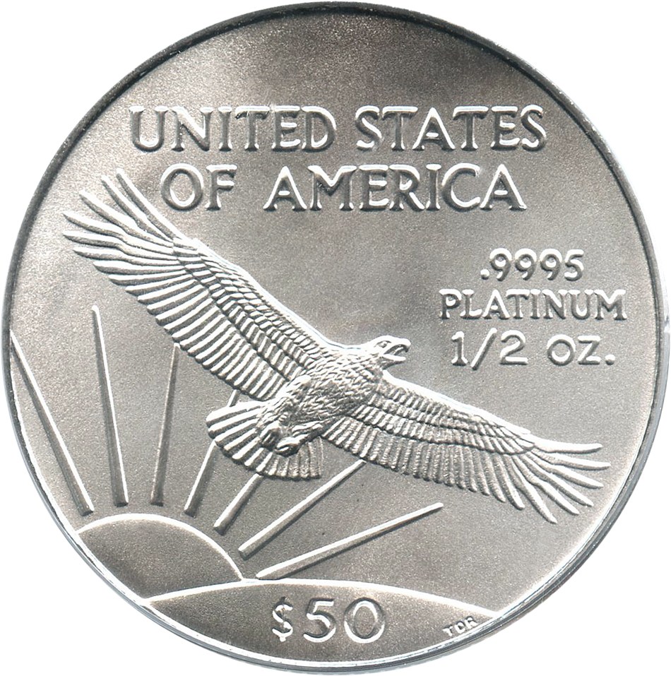 image for: 2004 Platinum Eagle $50 PCGS MS69 - No Reserve!