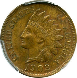 image for: 1902 1c PCGS MS63 BN