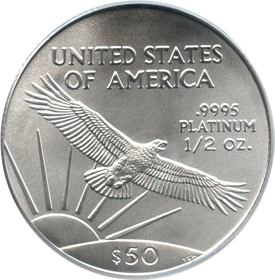 image for: 2004 Platinum Eagle $50 PCGS MS69- No Reserve!