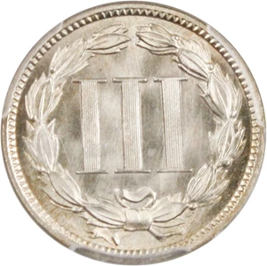 image for: 1889 3cN PCGS MS67