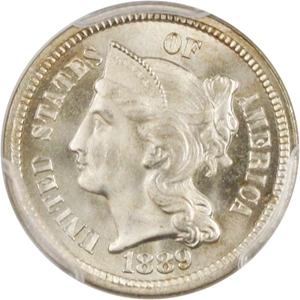 image for: 1889 3cN PCGS MS67