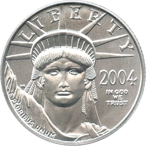 image for: 2004 Platinum Eagle $25 PCGS MS69 - No Reserve!