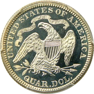 image for: 1886 25c PCGS Proof 65 CAM