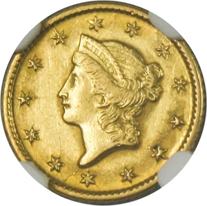 image for: 1849-O G$1 NGC AU58