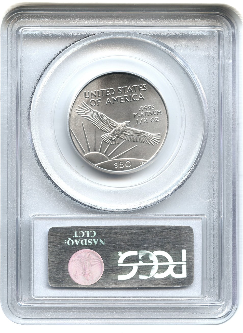 image for: 2004 Platinum Eagle $50 PCGS MS69- No Reserve!