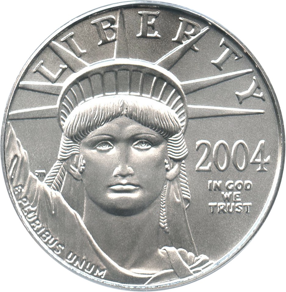 image for: 2004 Platinum Eagle $50 PCGS MS69- No Reserve!