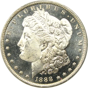 image for: 1888-O $1 PCGS MS65 DMPL