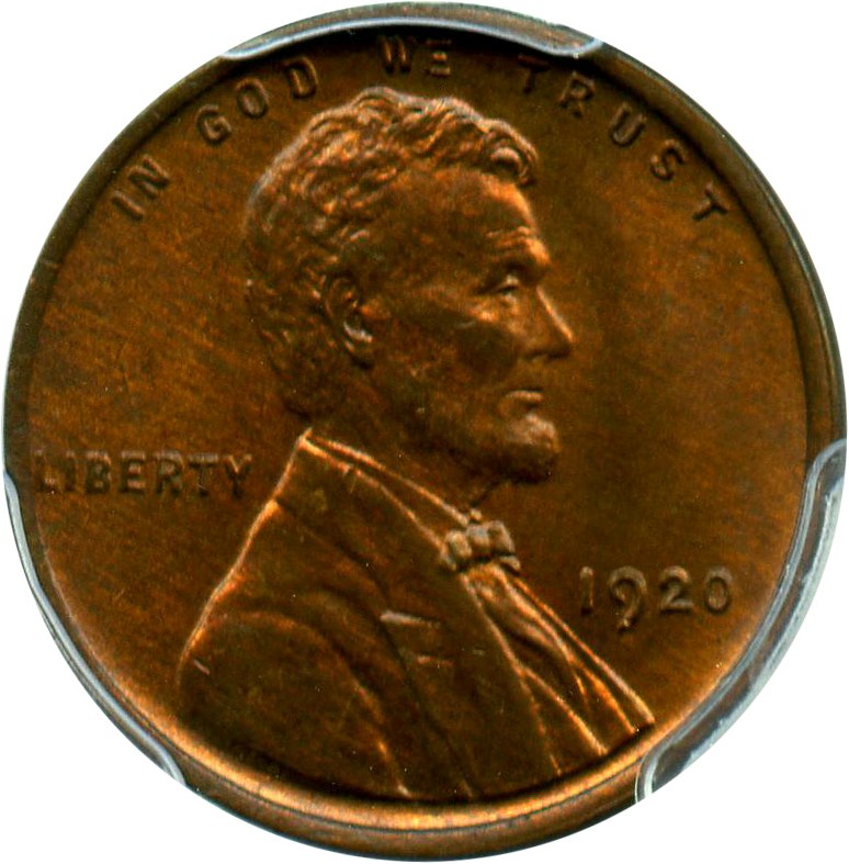 image for: 1920 1c PCGS MS64 RB