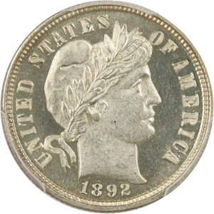 image for: 1892 10c PCGS Proof 64 CAM