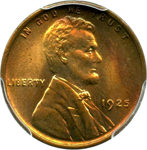 image for: 1925 1c PCGS MS64 RB