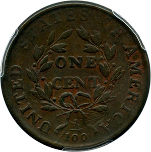 image for: 1798 1c PCGS XF45 (S-174, 2nd Hair Style)