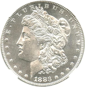 image for: 1883 $1 NGC MS65 PL