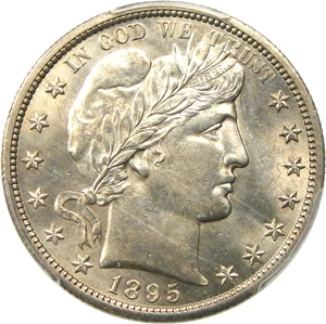 image for: 1895-O 50c PCGS MS64