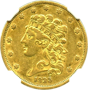 image for: 1835 $5 NGC XF45