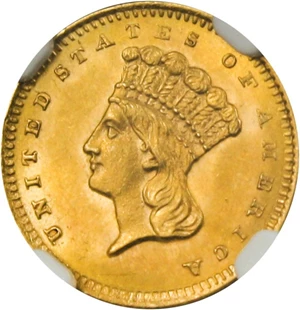 image for: 1860-S G$1 NGC MS63