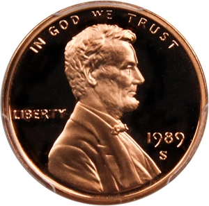 image for: 1989-S 1c PCGS Proof 70 RD DCAM