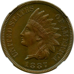 image for: 1887 1c NGC Proof 64 BN