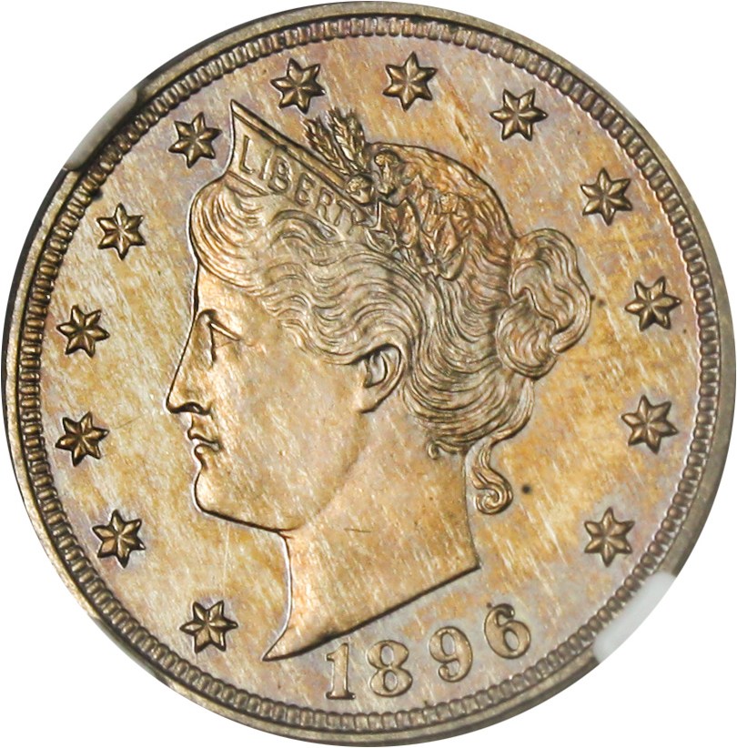 image for: 1896 5c NGC Proof 65 CAM