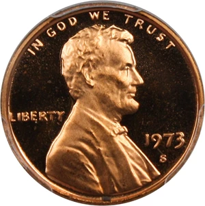 image for: 1973-S 1c PCGS Proof 68 RD DCAM