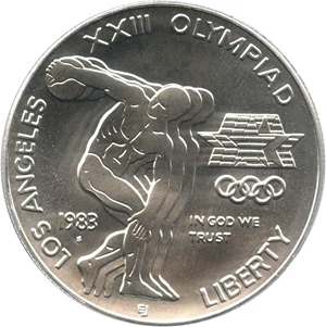 image for: 1983-S Olympic $1 PCGS MS69 - No Reserve!