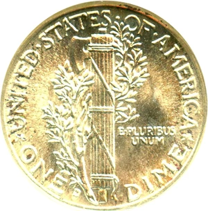 image for: 1943-D 10c NGC MS66