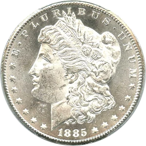 image for: 1885-CC $1 PCGS MS63 PL