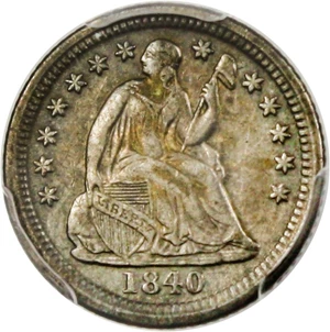 image for: 1840-O H10c PCGS AU50 (Drapery)