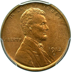 image for: 1912-S 1c PCGS/CAC MS64 RB