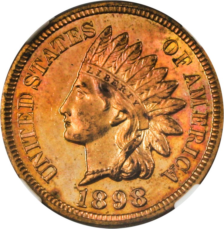 image for: 1898 1c NGC Proof 64 RB - No Reserve!