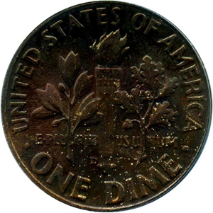 image for: 1949-D 10c PCGS MS66 FB