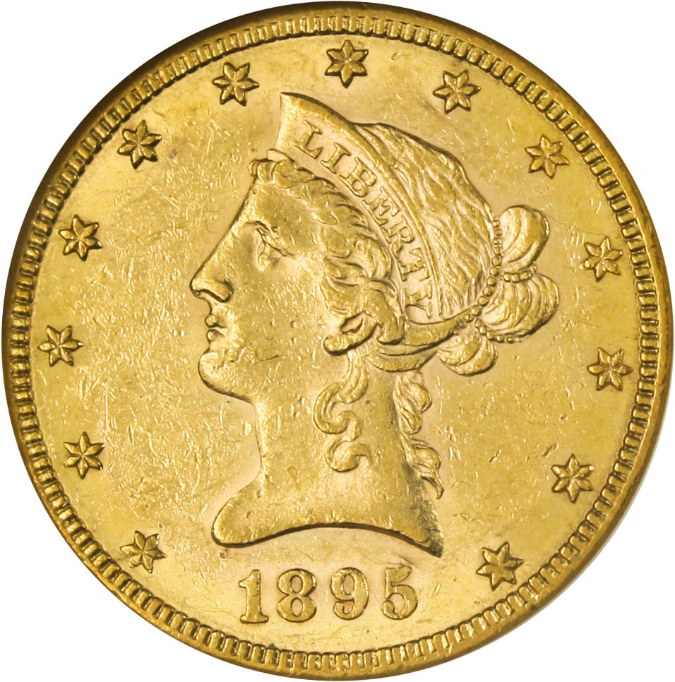 image for: 1895-S $10 NGC AU58 - No Reserve!