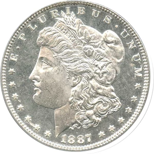 image for: 1887 $1 PCGS MS66 DMPL - No Reserve!