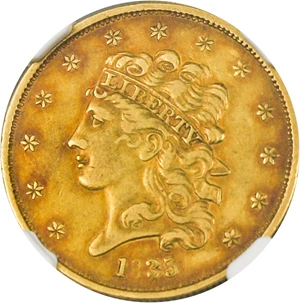 image for: 1835 $5 NGC/CAC XF45