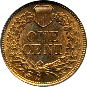 image for: 1867 1c PCGS MS64 RD - No Reserve!
