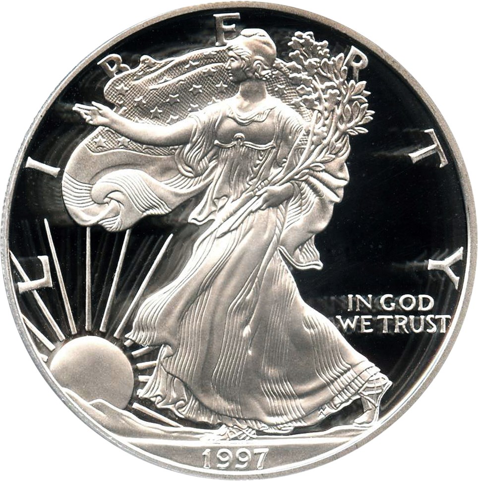 image for: 1997-P Silver Eagle $1 PCGS Proof 69 DCAM - No Reserve!