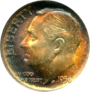image for: 1956 10c NGC MS66