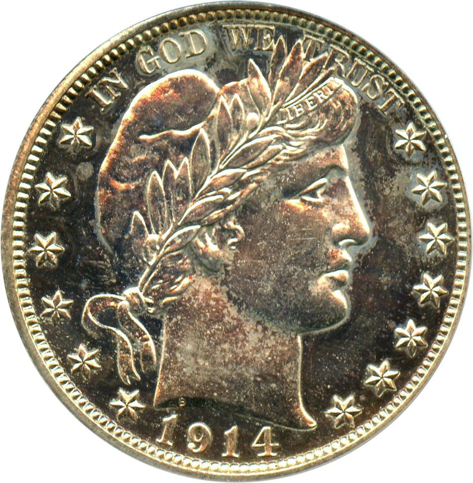 image for: 1914 50c PCGS Proof 63 - No Reserve!