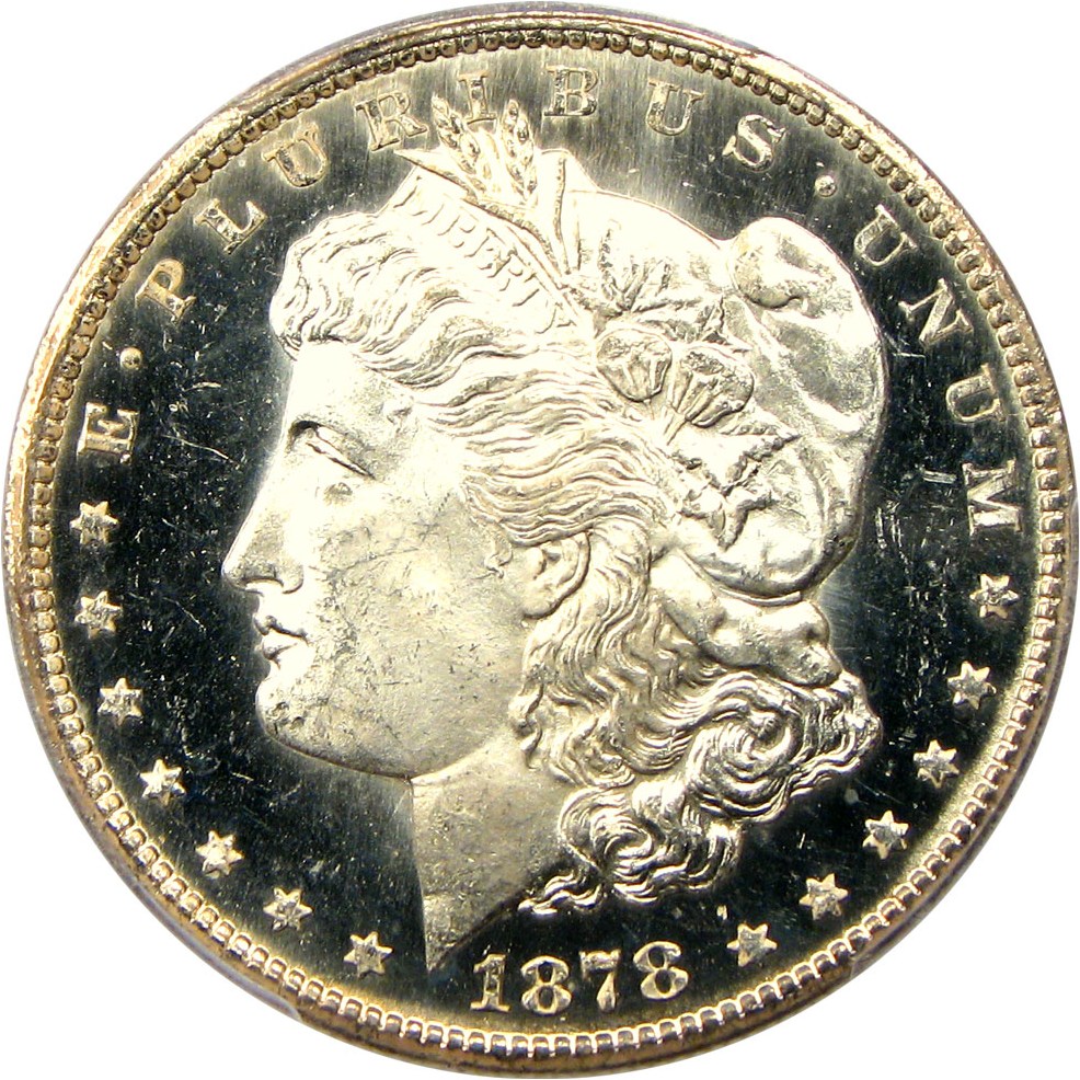 image for: 1878-CC $1 PCGS/PQ MS65 DMPL