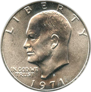 image for: 1971-S $1 PCGS MS67 (Silver)