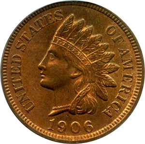 image for: 1906 1c PCGS MS64 RB