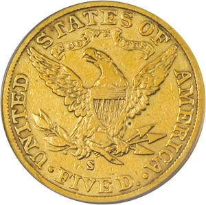 image for: 1903-S $5 PCGS Genuine