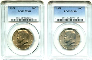 image for: Investor Lot of 1978 50c: All PCGS MS64 (2 Coins)