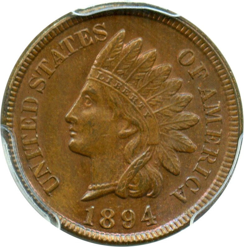 image for: 1894 1c PCGS MS64 BN