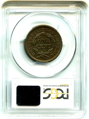 image for: 1846 1c PCGS AU50 (Tall Date)